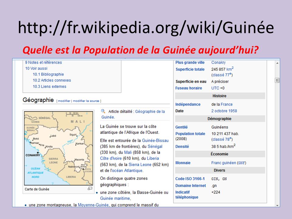 Quelle est la Population de la Guinée aujourd’hui