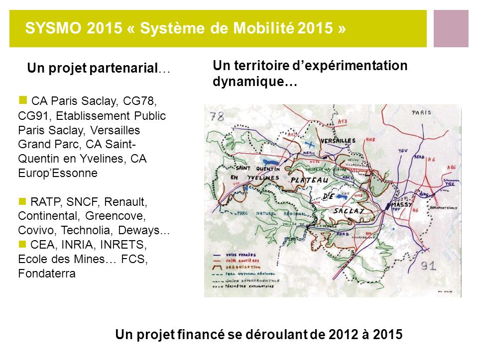 SYSMO 2015 « Système de Mobilité 2015 »