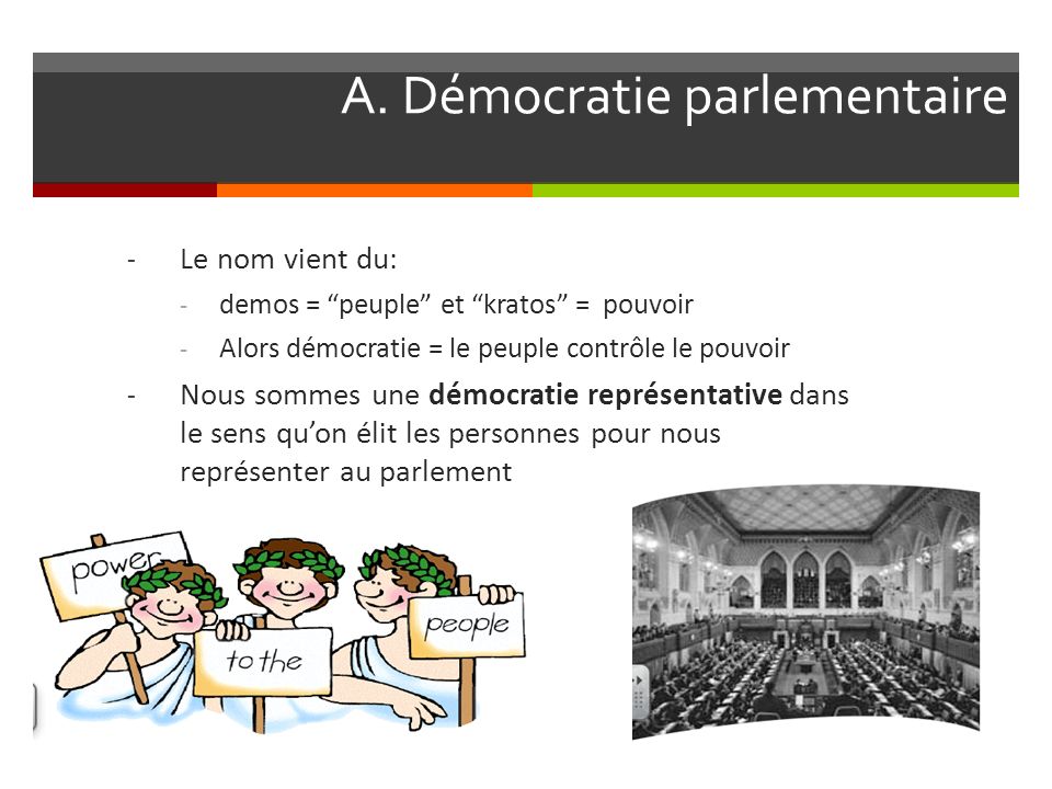 A. Démocratie parlementaire