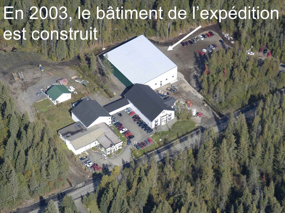 En 2003, le bâtiment de l’expédition est construit