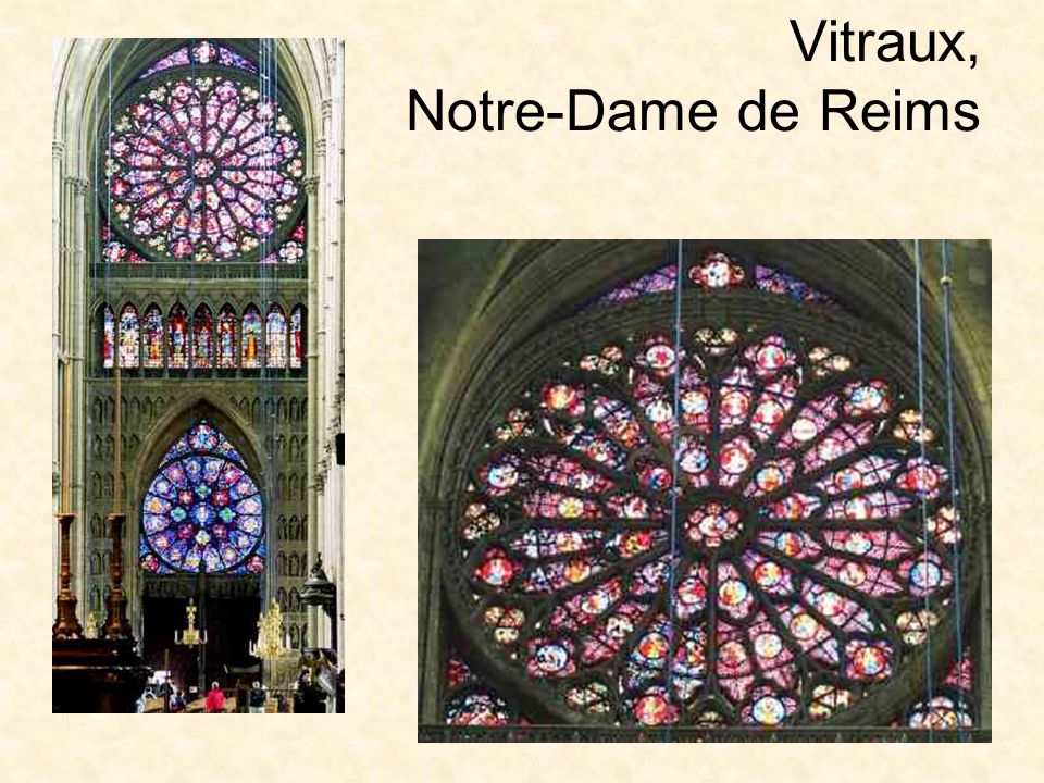 Vitraux, Notre-Dame de Reims