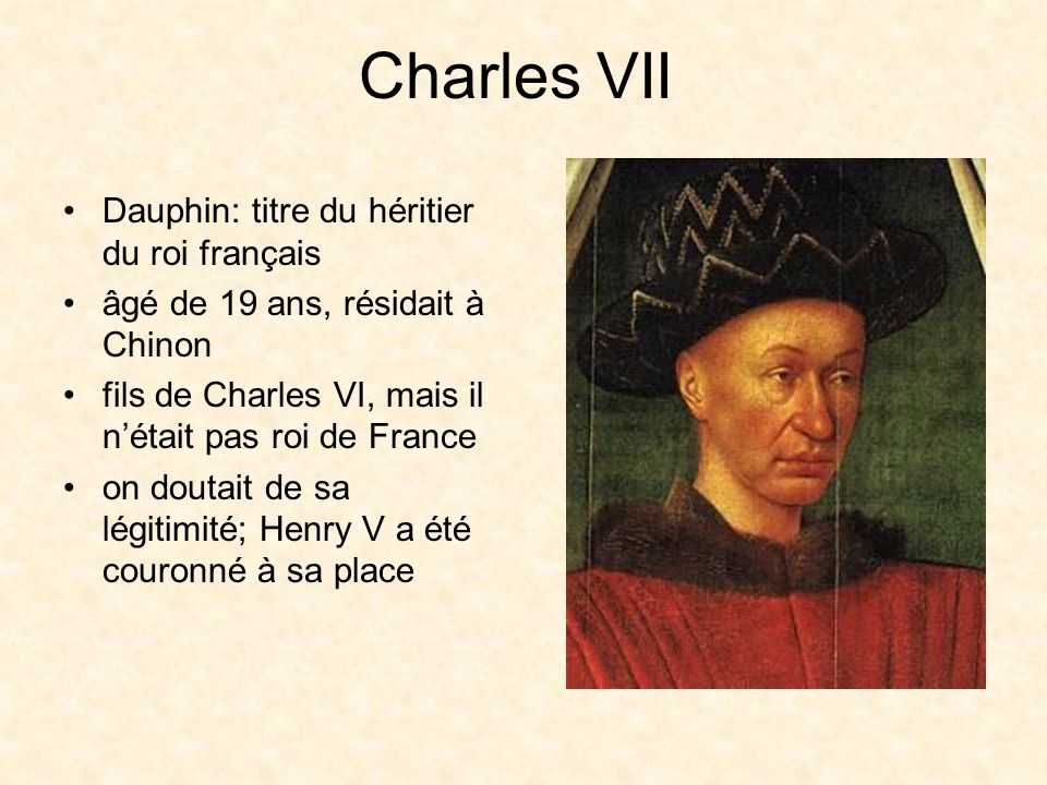 Charles VII Dauphin: titre du héritier du roi français