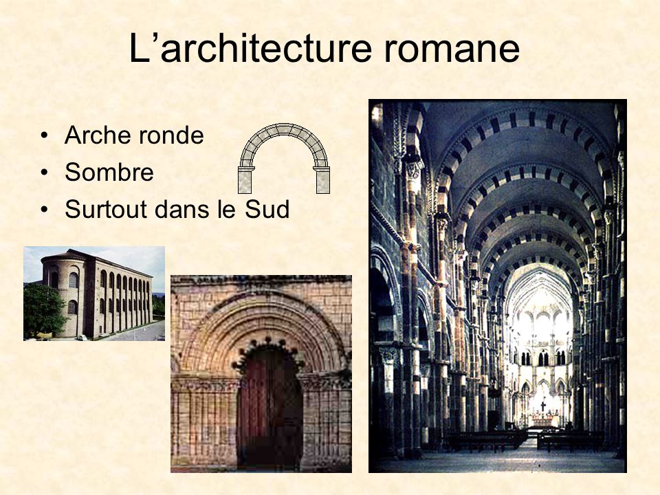 L’architecture romane