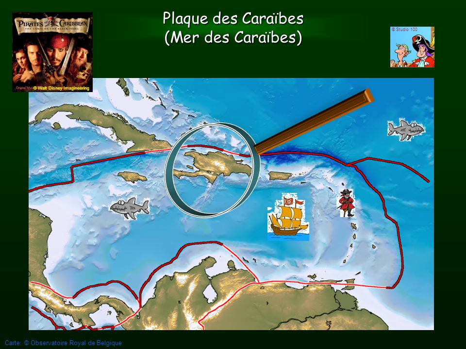 Plaque des Caraïbes (Mer des Caraïbes)