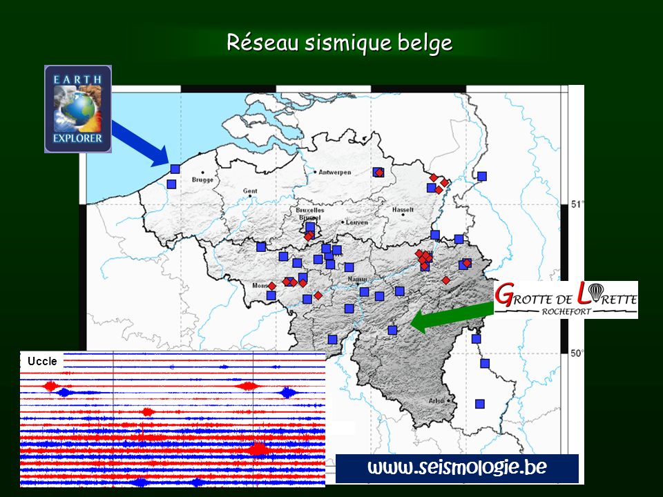 Réseau sismique belge Uccle