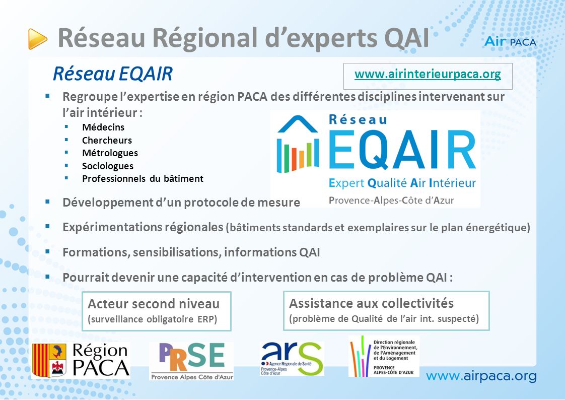 Réseau Régional d’experts QAI