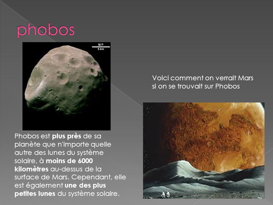 phobos Voici comment on verrait Mars si on se trouvait sur Phobos