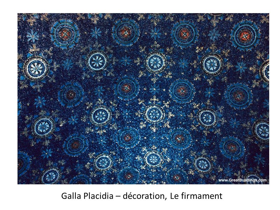 Galla Placidia – décoration, Le firmament