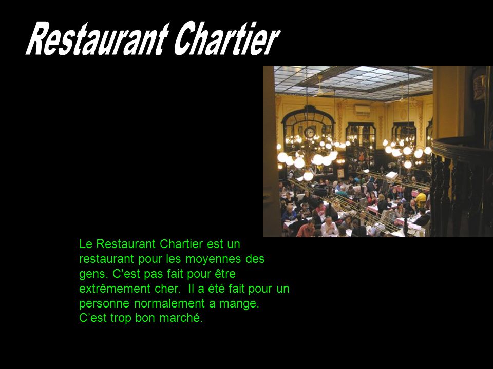 Restaurant Chartier