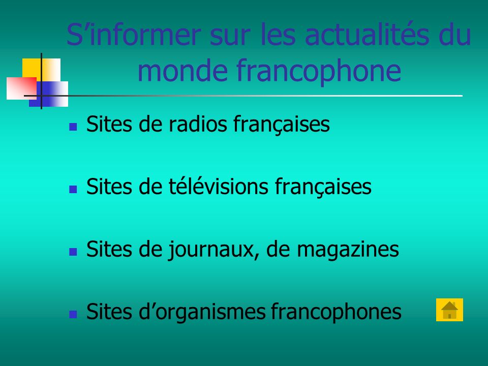 S’informer sur les actualités du monde francophone