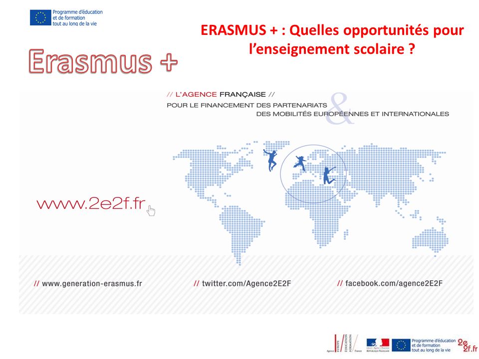 ERASMUS + : Quelles opportunités pour l’enseignement scolaire