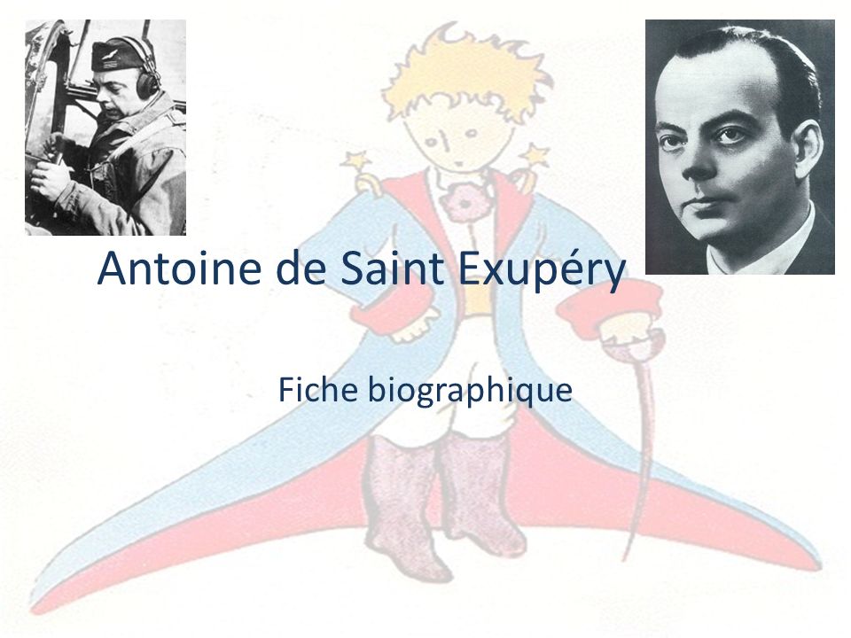 Antoine de Saint Exupéry