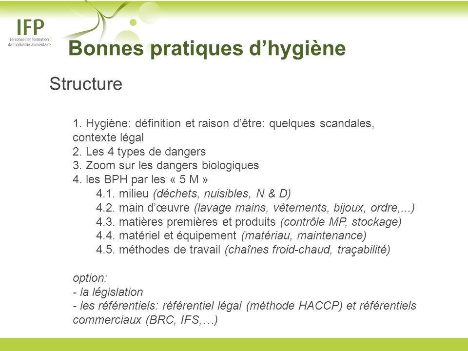 Les Bonnes Pratiques dHygiène ppt télécharger