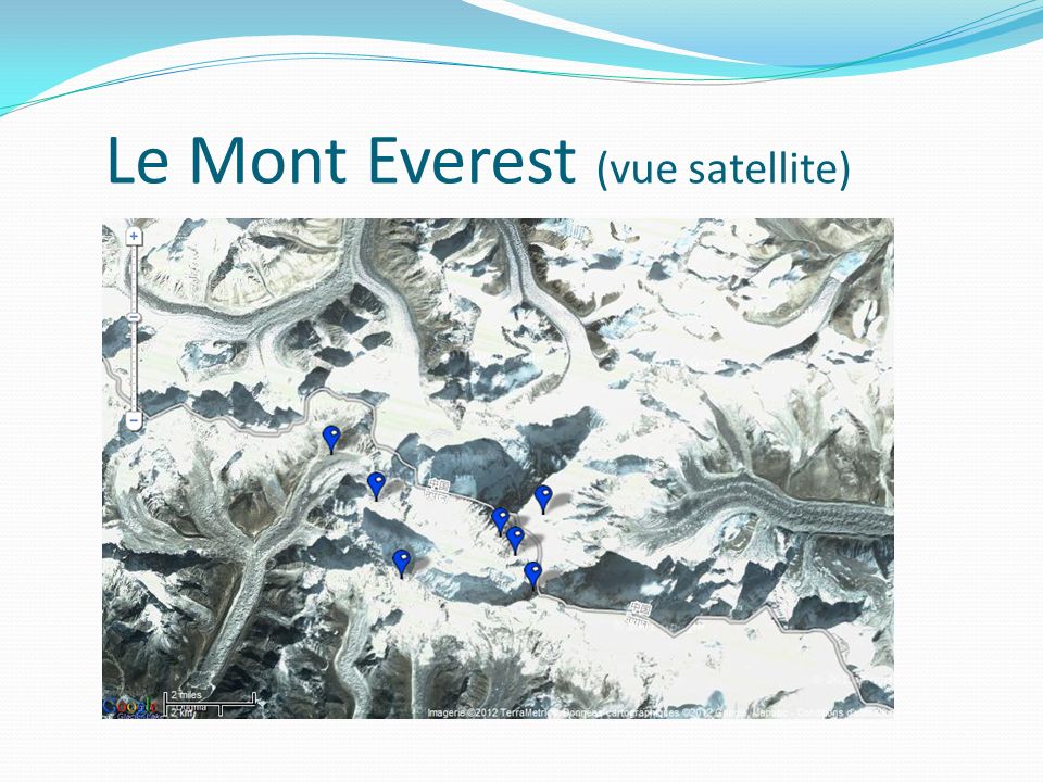 Le Mont Everest (vue satellite)
