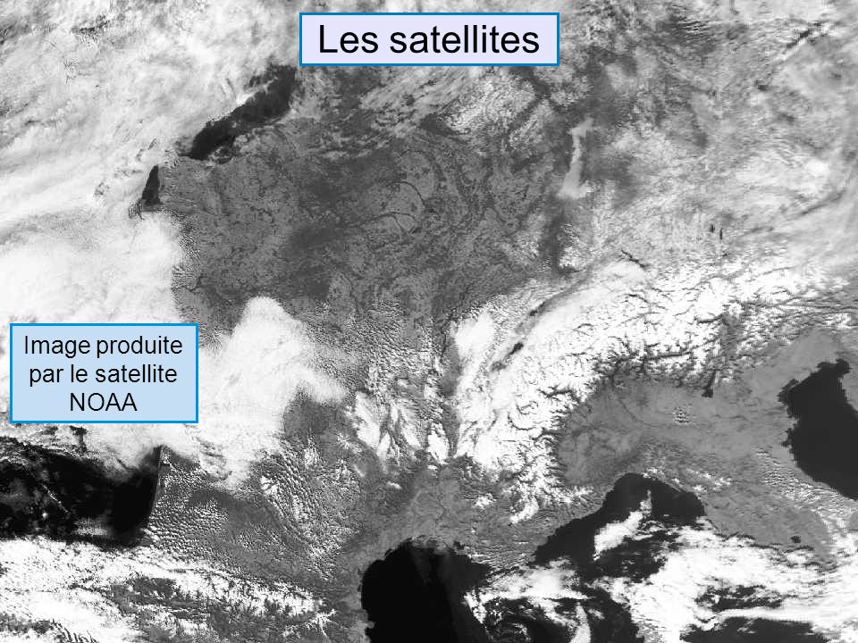 Image produite par le satellite NOAA