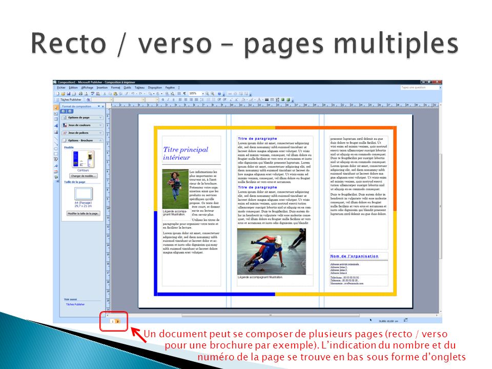 Recto / verso – pages multiples