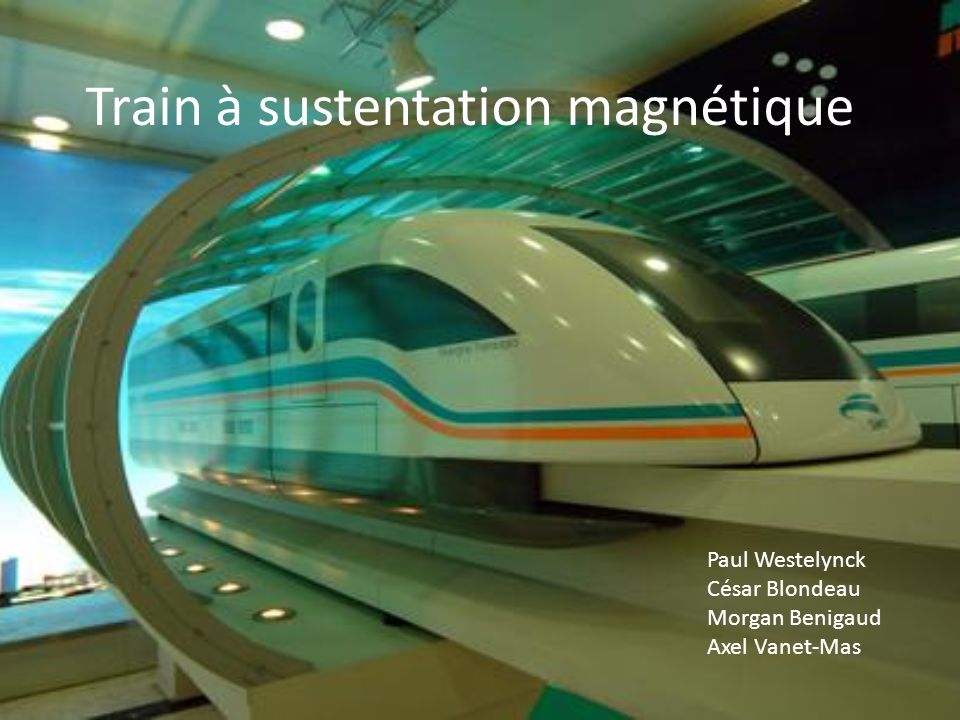 Train à sustentation magnétique