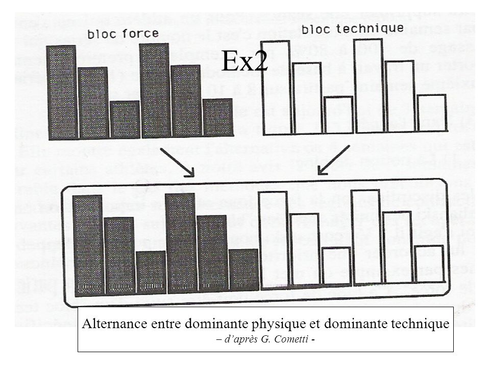 Alternance entre dominante physique et dominante technique
