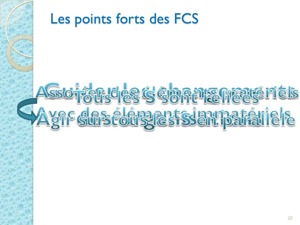 Les points forts des FCS