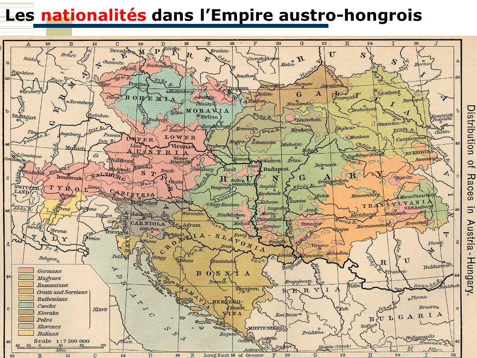 Les nationalités dans l’Empire austro-hongrois