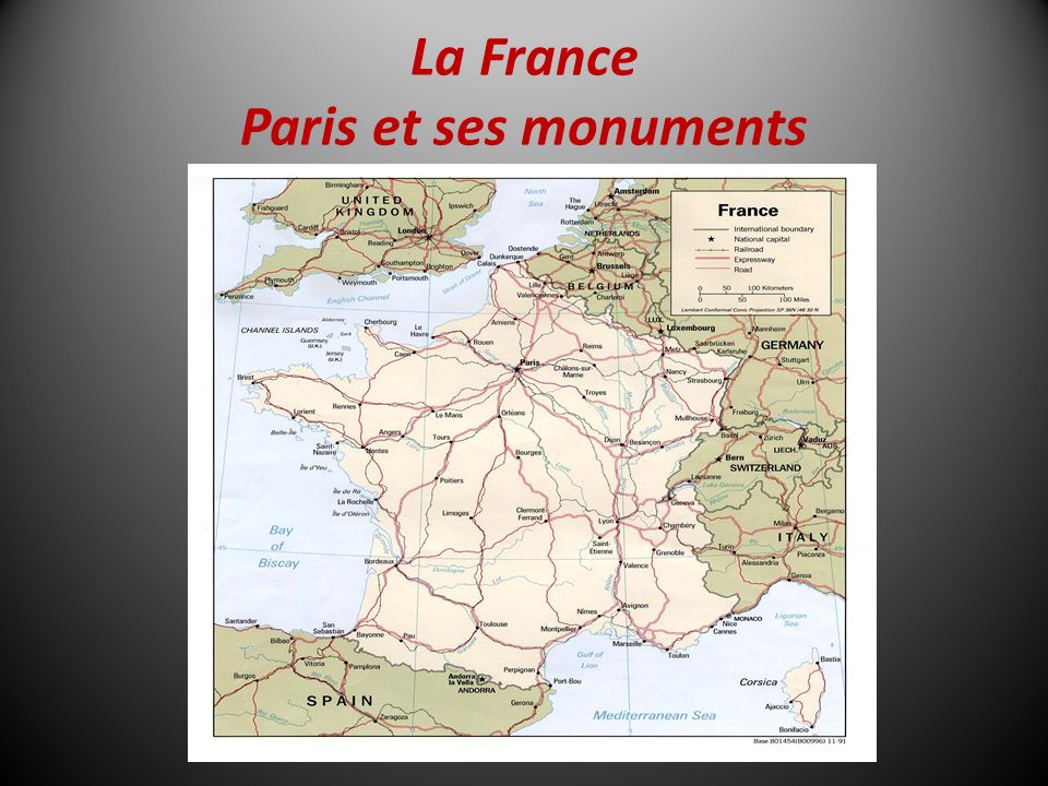 La France Paris et ses monuments