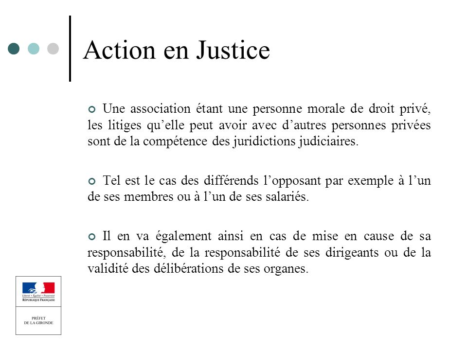 Action en Justice