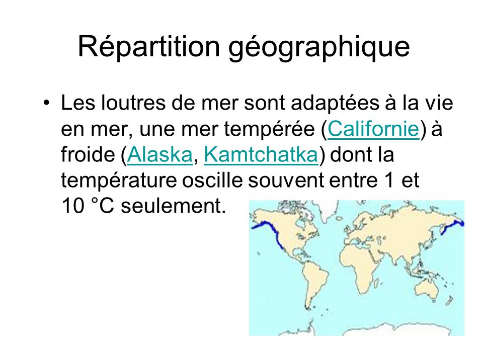 Répartition géographique