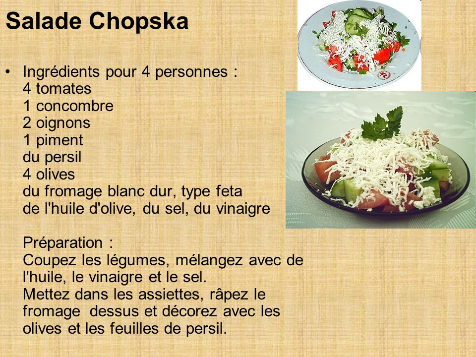 Salade Chopska
