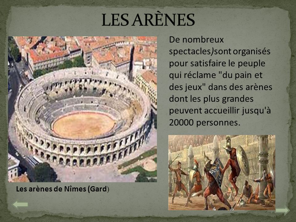 Les arènes de Nîmes (Gard)