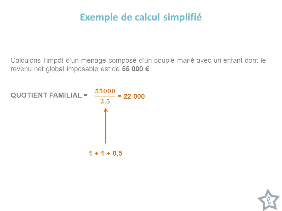 Exemple de calcul simplifié