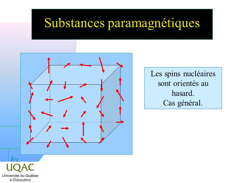 Substances paramagnétiques