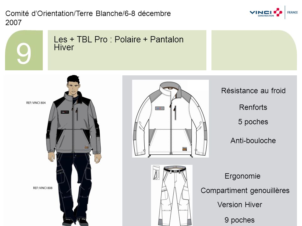 Les + TBL Pro : T-shirt + Pantalon Eté