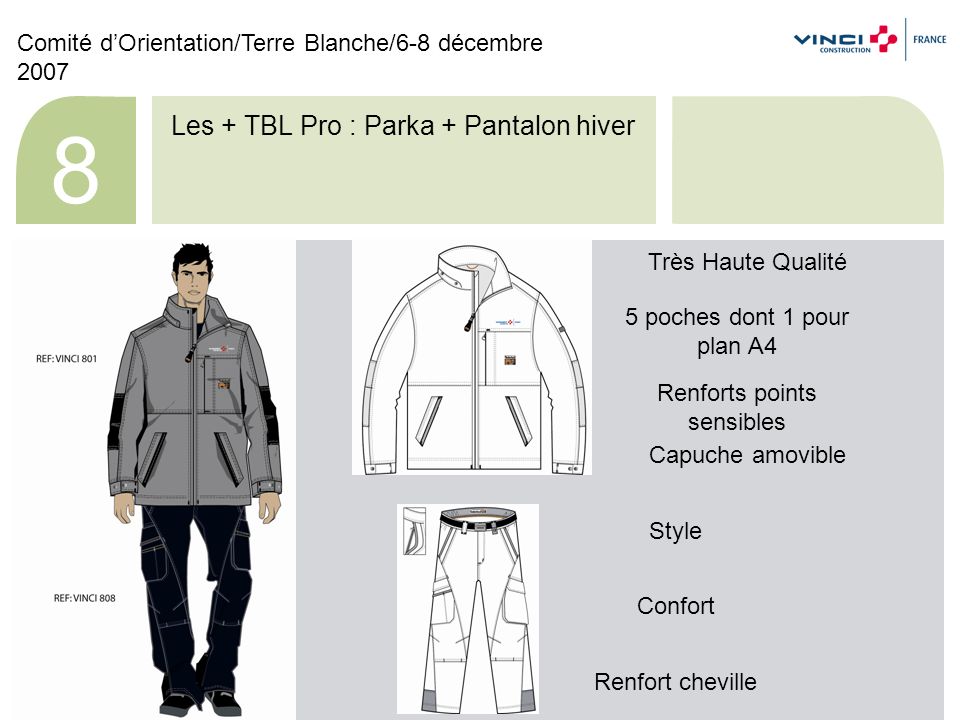 Les + TBL Pro : Polaire + Pantalon Hiver