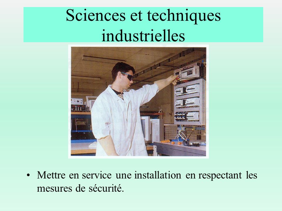 Sciences et techniques industrielles