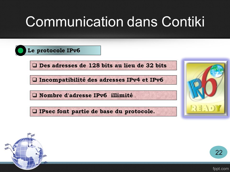 Communication dans Contiki