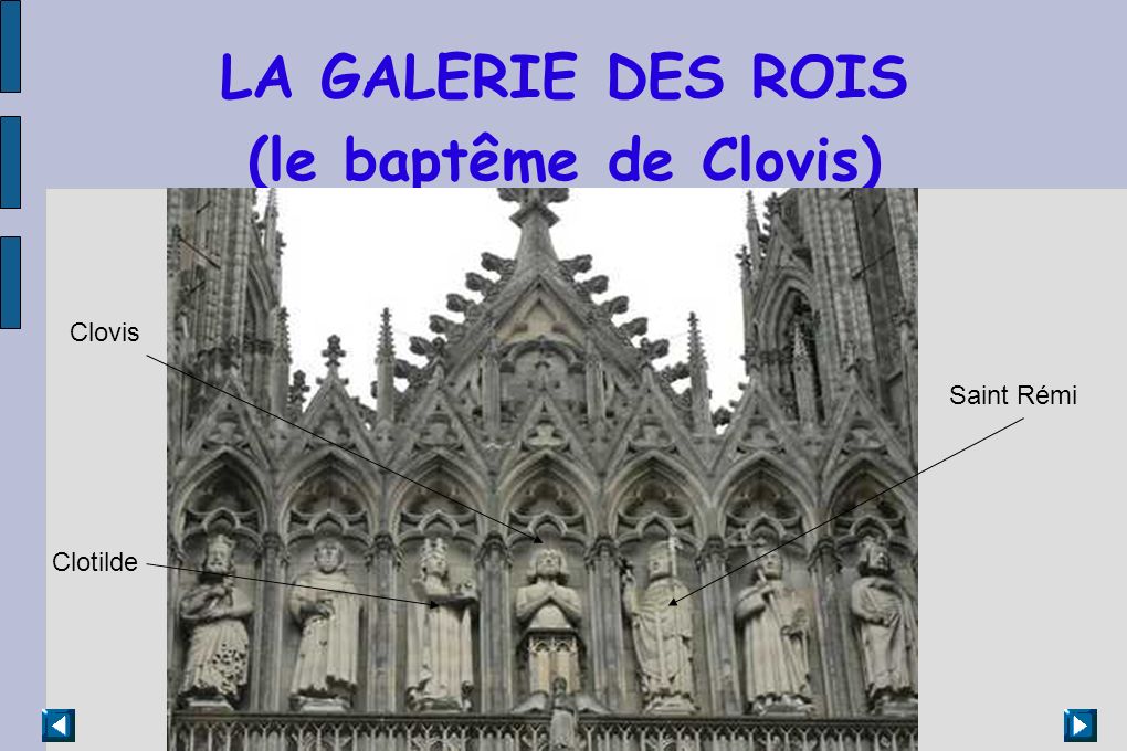LA GALERIE DES ROIS (le baptême de Clovis)‏