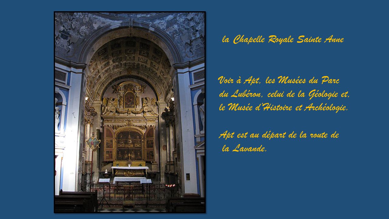 la Chapelle Royale Sainte Anne