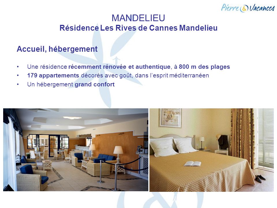MANDELIEU Résidence Les Rives de Cannes Mandelieu