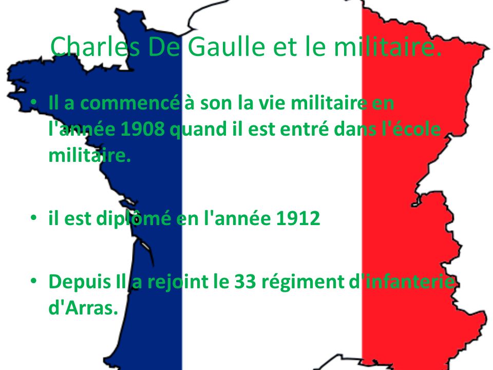 Charles De Gaulle et le militaire.