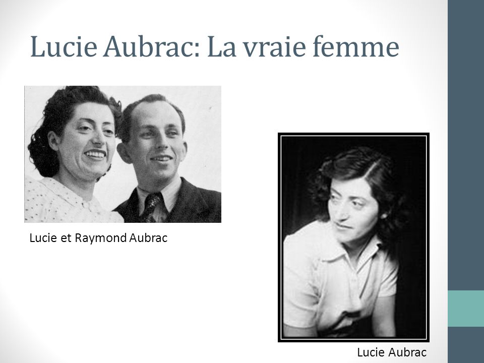 Lucie Aubrac. - ppt video online télécharger