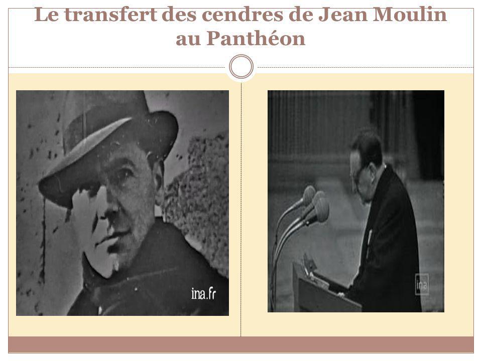 Le transfert des cendres de Jean Moulin au Panthéon