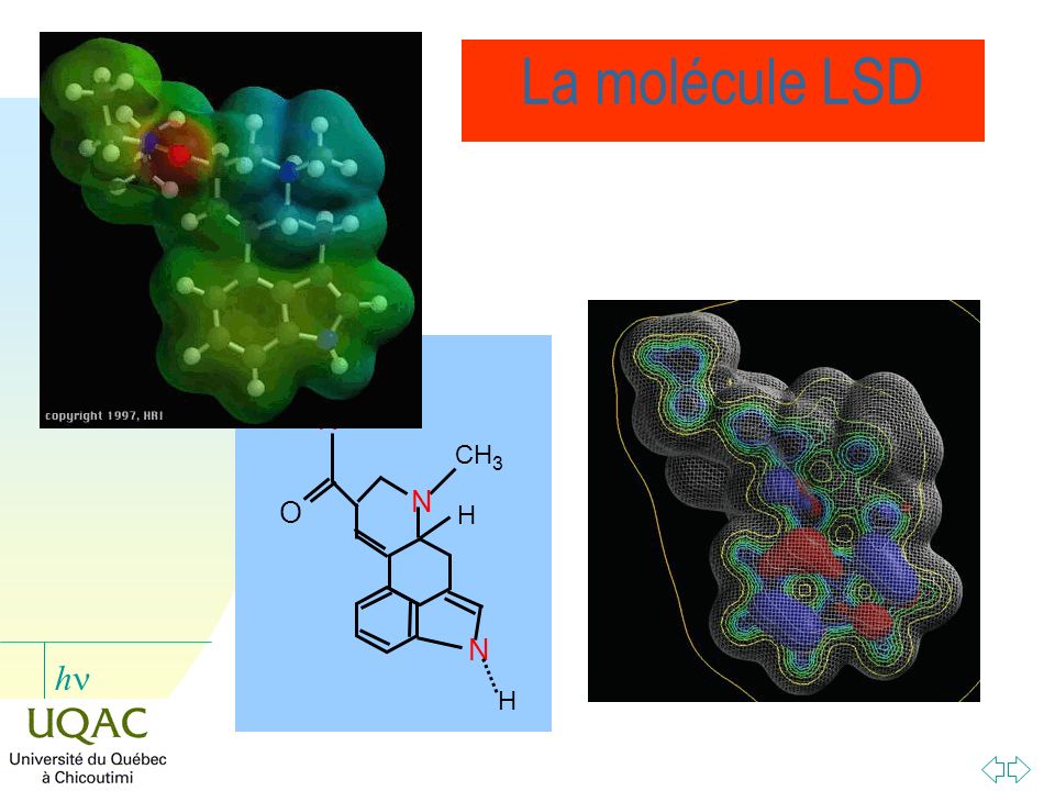 La molécule LSD N H O CH3