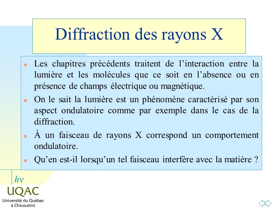 Diffraction des rayons X
