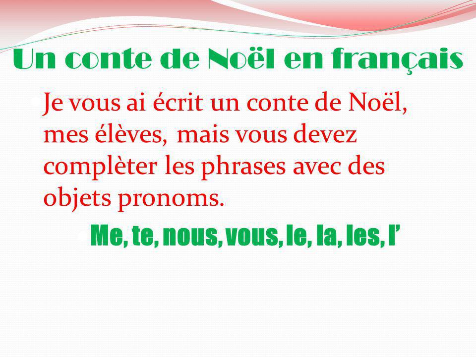 Un conte de Noël en français