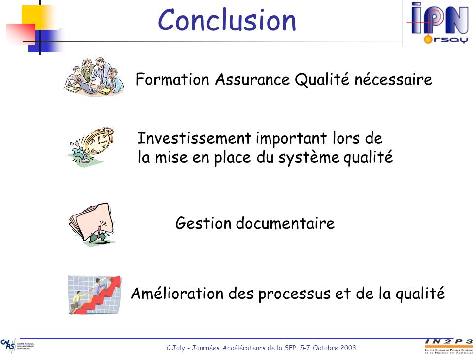 Conclusion Formation Assurance Qualité nécessaire