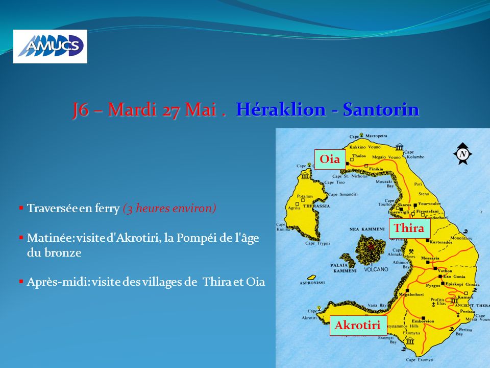 J6 – Mardi 27 Mai . Héraklion - Santorin