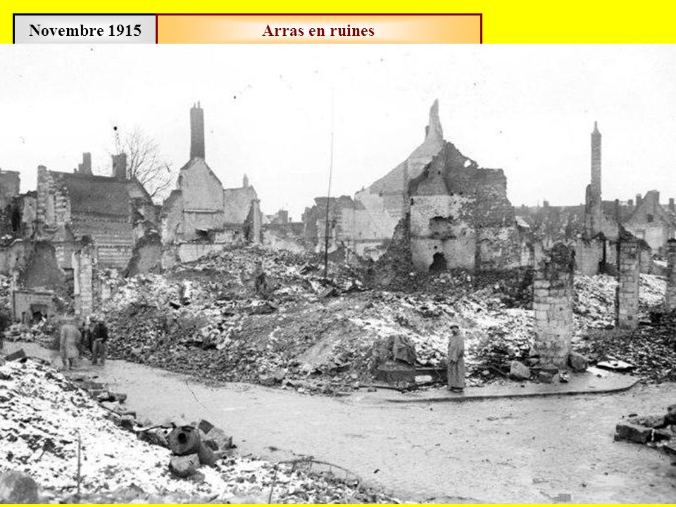 Novembre 1915 Arras en ruines