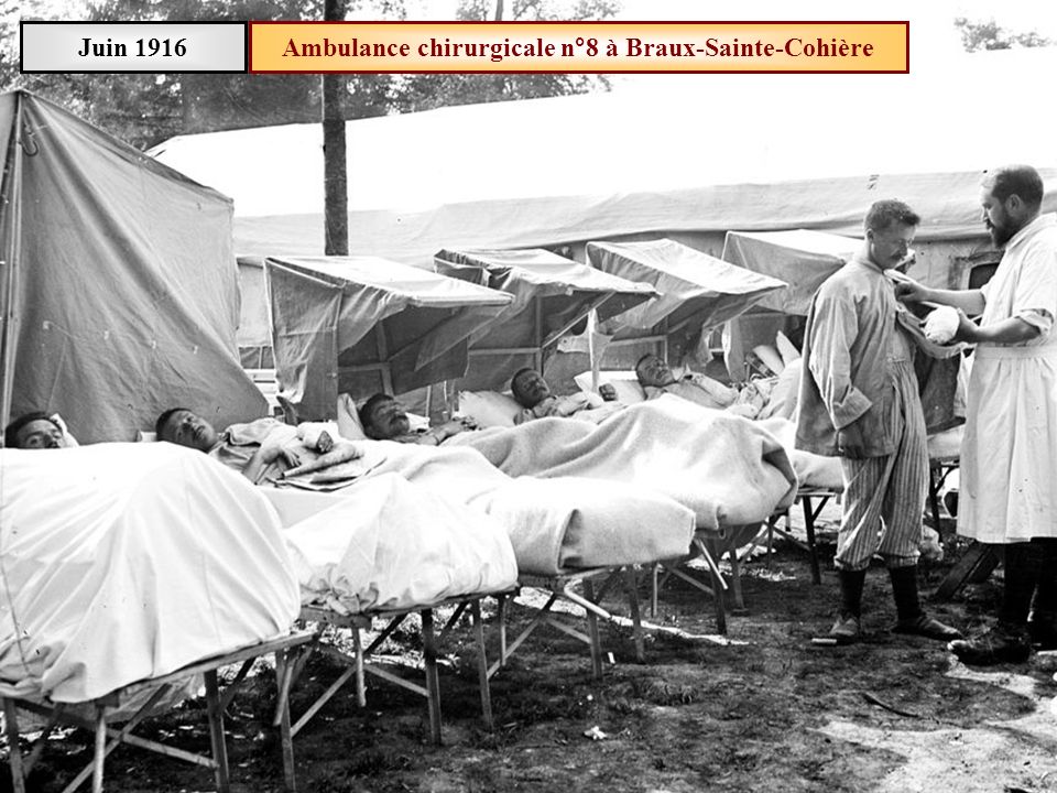 Ambulance chirurgicale n°8 à Braux-Sainte-Cohière