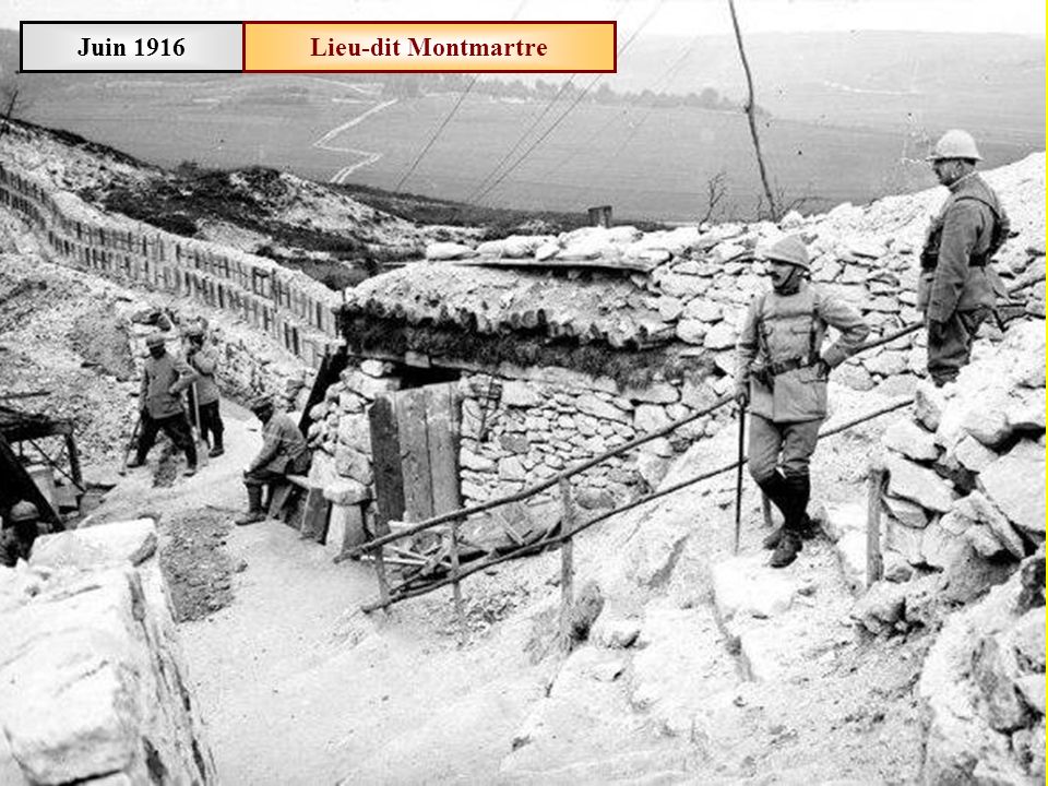 Juin 1916 Lieu-dit Montmartre