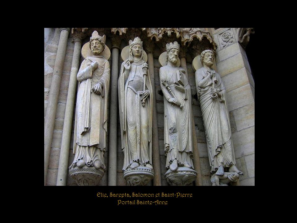 Elie, Sarepta, Salomon et Saint-Pierre